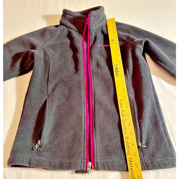 Columbia Softshell Jacket - Juniors - Size Medium (10-12) Full ZIP Long Sleeve - Picture 11 of 13